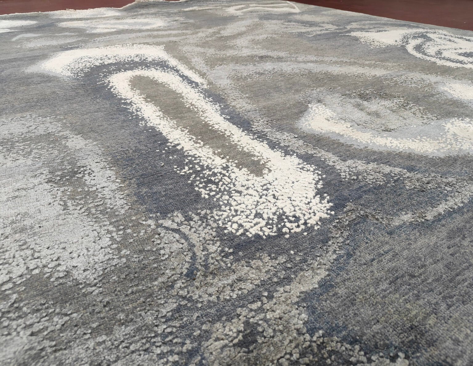 Hand-Knotted Modern Wool Rug AL#105  8x10, 9x12, 10x14  Abstract Mist Design - Image 3
