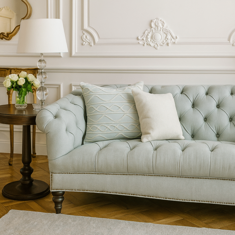 Modern Coastal Nautical Chic Pillow Cover