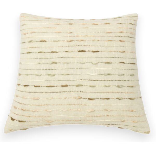Handwoven Striped Textured Cushion Cover - Image 3