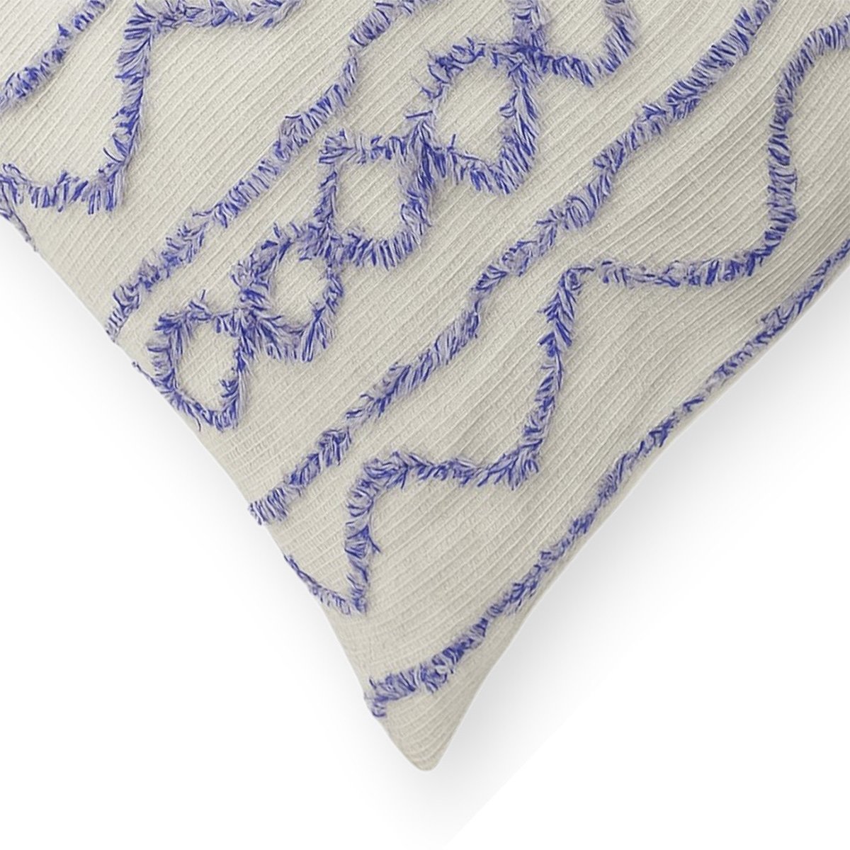 Hand Tufted Embroidered Cushion Cover - Image 4