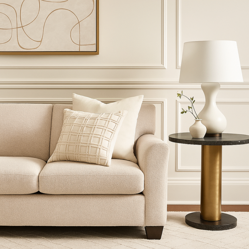 Hand Tufted Embroidered Textured Checkered Grid Tufting