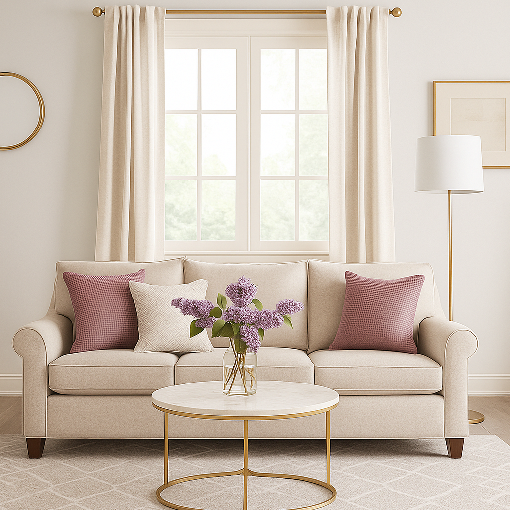 Rose Pink Waffle Texture Pillow Cover