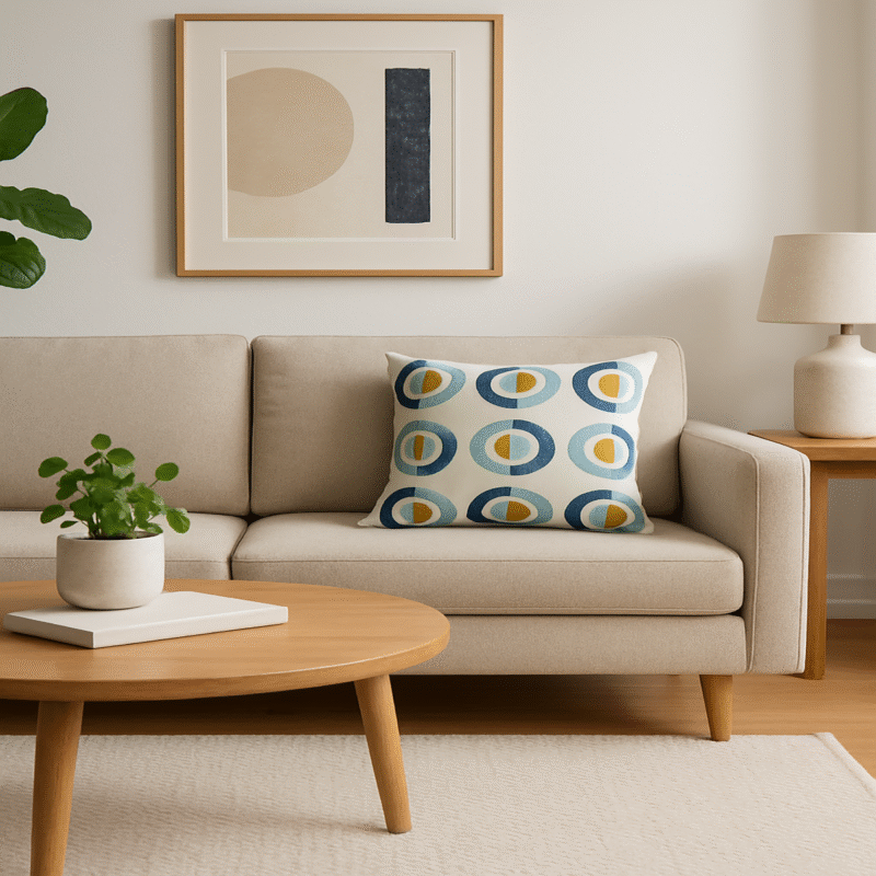 Modern Geometric Decorative Throw Pillow