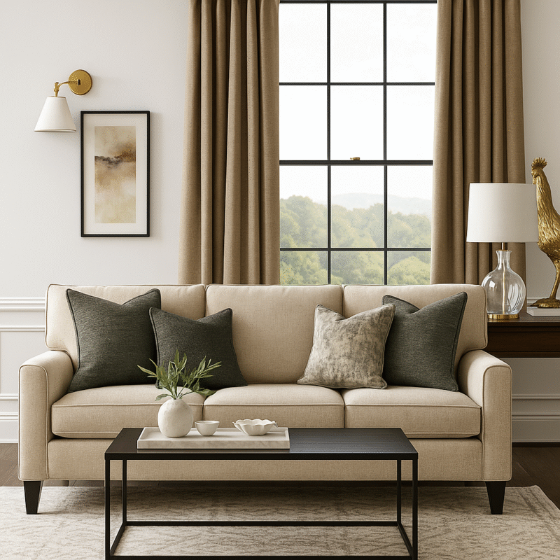 Textured Decorative Throw Pillow Deep Charcoal