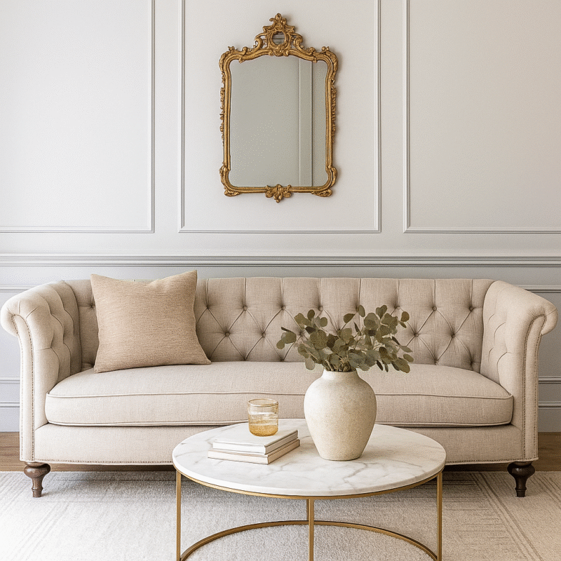 Premium Chenille Textured Cushion Cover Beige Sand