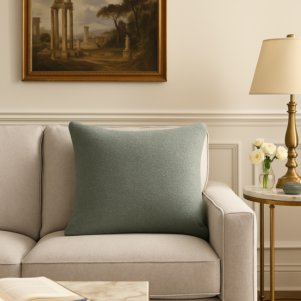 Chenille Textured Decorative Throw Pillow Cover