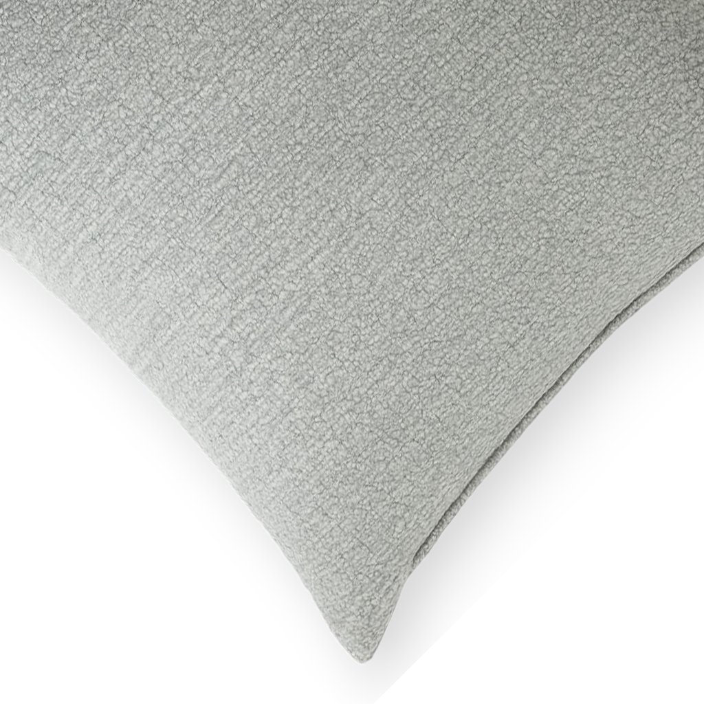Chenille Elegant Grey Textured Cushion Cover - Image 4