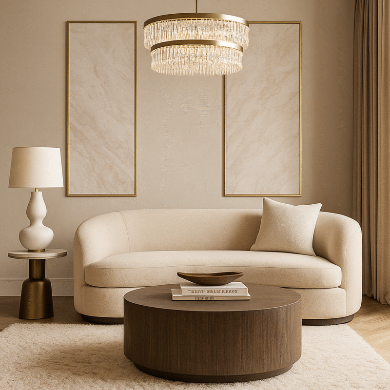 Chenille Luxury Natural Tone Textured Cushion Cover